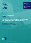 Leitfaden zur Umsetzung der Bestimmungen der Alpenkonvention in Deutschland