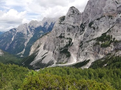 Landschaft bewegt