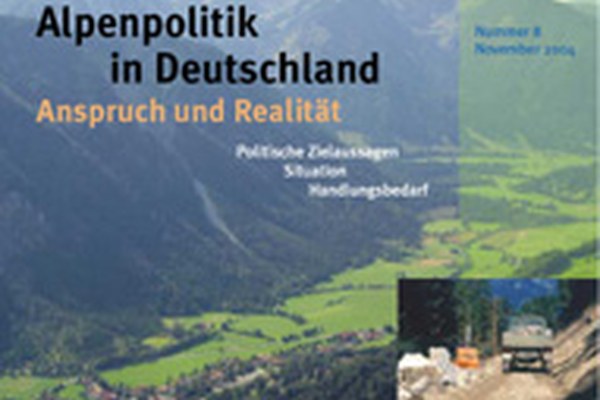 Deutsche Alpenpolitik unterliegt ökonomischem Diktat Deutsche Alpenpolitik unterliegt ökonomischem Diktat