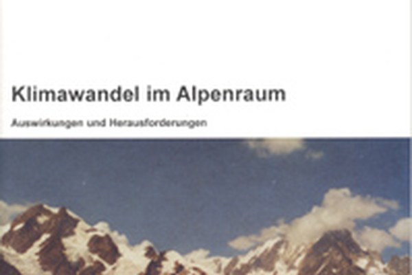 Broschüre zum Klimawandel im Alpenraum erschienen Broschüre zum Klimawandel im Alpenraum erschienen