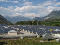 Alpen sind ideal für Solarstrom-Gewinnung