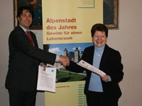 Alpenstädte des Jahres und Alpenkonvention verstärken ihre Zusammenarbeit