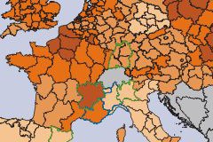 Rhône-Alpes im Regionenvergleich gut positioniert Rhône-Alpes im Regionenvergleich gut positioniert
