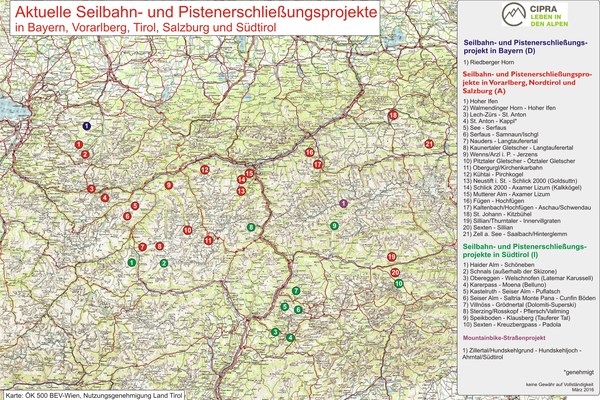Internationaler Stopp für flächenhafte Erweiterung von Skigebieten gefordert Internationaler Stopp für flächenhafte Erweiterung von Skigebieten gefordert