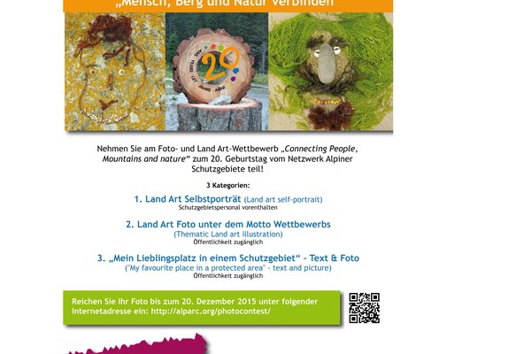 Land Art- & Fotowettbewerb "Mensch, Berg und Natur verbinden" Land Art- & Fotowettbewerb "Mensch, Berg und Natur verbinden"