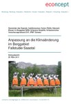Anpassung an die Klimaänderung im Berggebiet