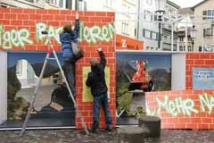 Use "The Wall" at your events to emphasize the importance of ecological connectivity Use "The Wall" at your events to emphasize the importance of ecological connectivity
