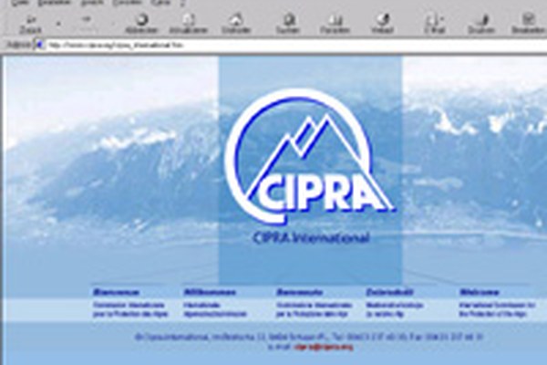 New CIPRA-International web site New CIPRA-International web site
