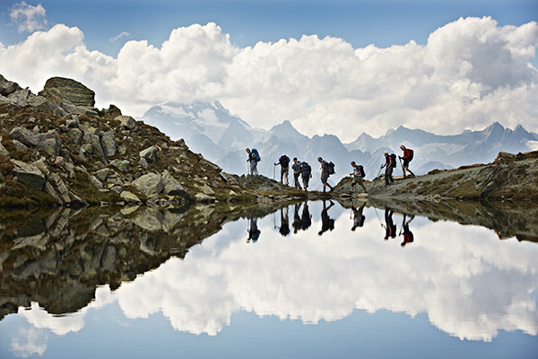 On foot through the Alps On foot through the Alps