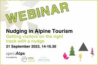 Webinar: Nudging in Alpine tourism