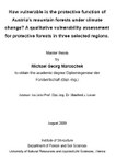 How vulnerable is the protective function of Austria’s mountain forests under climate change?