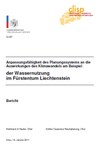 Adaptivity of the Spatial Planning System exemplified by the Water Use in the Principality of Liechtenstein – Model Region Report