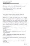 Evaluating the effectiveness of road mitigation measures