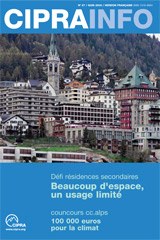 CIPRA Info 87: Défi résidences secondaires – Beaucoup d'espace, un usage limité
