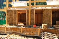 Una casa fatta di lolla di riso