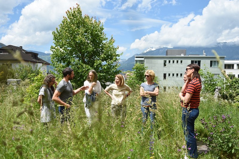 «Garta Gspröch» nella Netzwerkstatt Alpen a Schaan/LI nel giugno 2024.