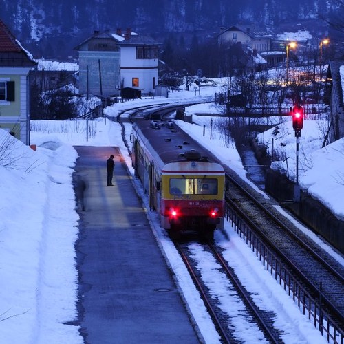 Smučarski vlak v Bohinjski Bistrici ©Tilen Šetina