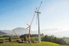 Alpe v času vetrne energije
