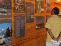 Razstava v Narodnem parku Les Ecrins: obiskovalci za obiskovalce