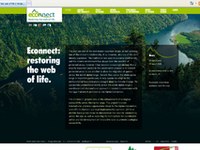 Nazorna spletna stran ECONNECT z vizualizacijo informacij